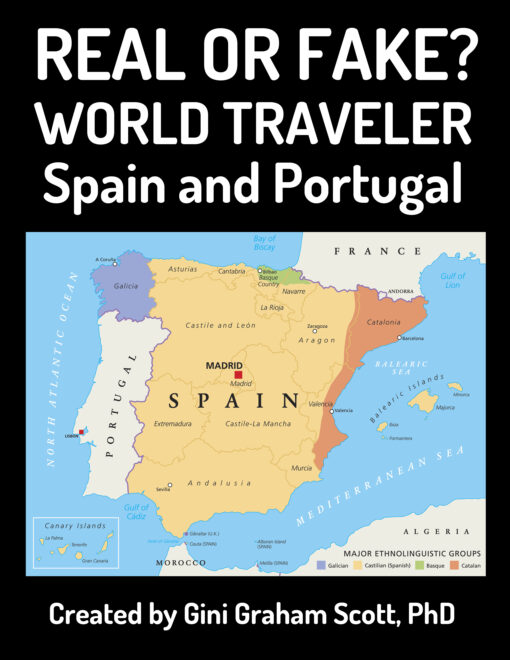 real or fake: Spain Portugal - cover